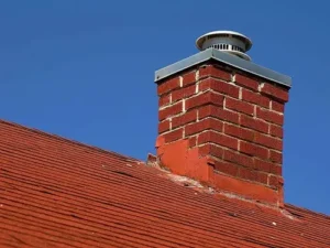 Red brick chimney